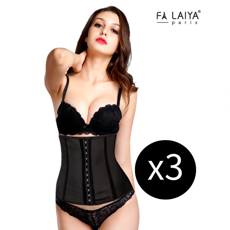 【FALAIYA】 Fat-burning and shaping waist clip-3D tailoring and three-dimensional shaping (comes with extra long buttons) X 3