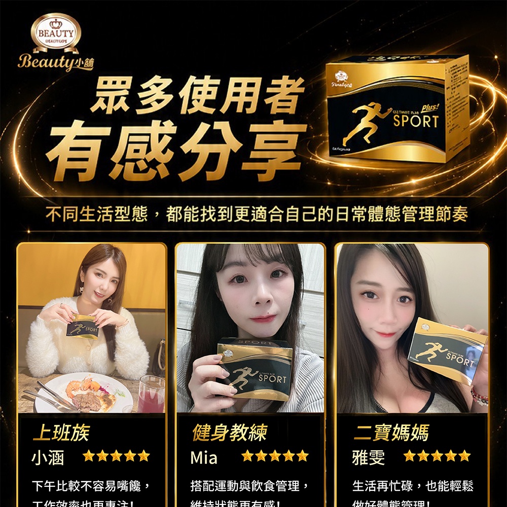 極速動動膠囊 Plus 成分介紹